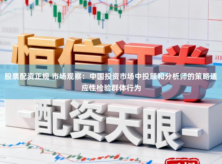 股票配资正规 市场观察：中国投资市场中投顾和分析师的策略适应性检验群体行为