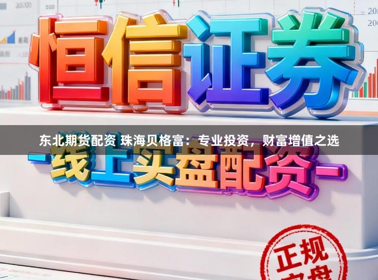 东北期货配资 珠海贝格富：专业投资，财富增值之选